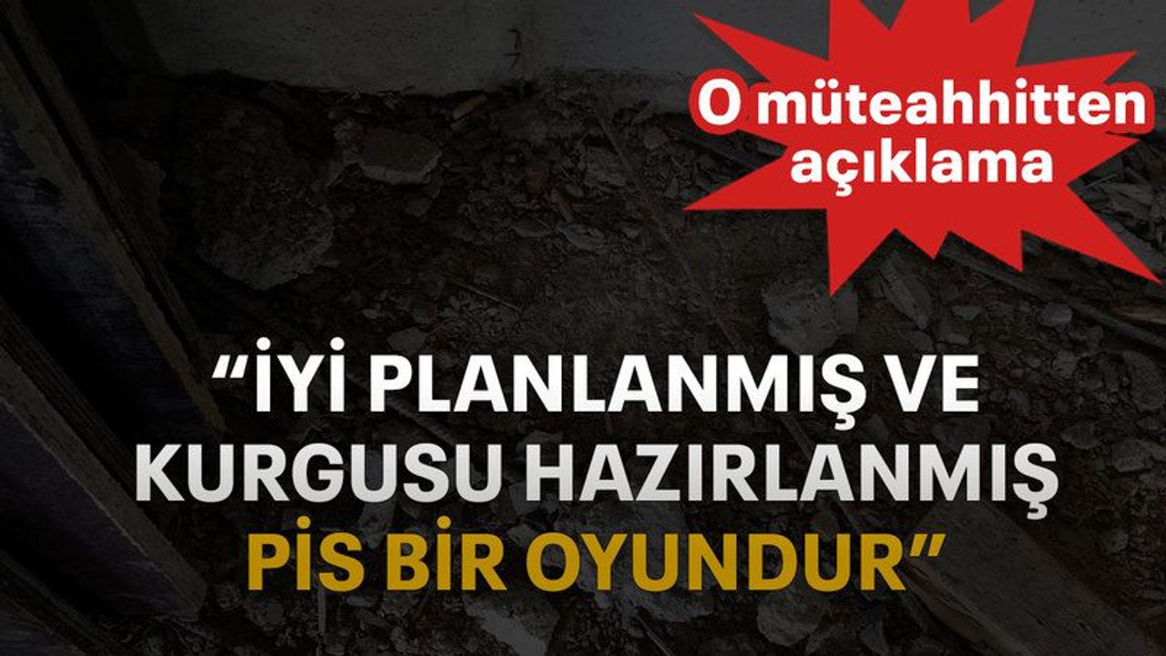 “İyi planlanmış ve kurgusu hazırlanmış pis bir oyundur”